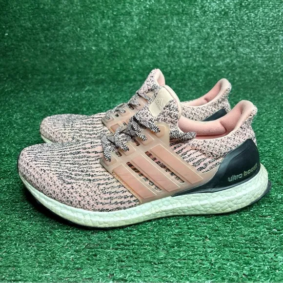 Adidas UltraBoost Womens Pink Running Shoes Sneakers Size 8.5