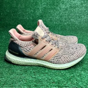 Adidas UltraBoost Womens Pink Running Shoes Sneakers Size 8.5