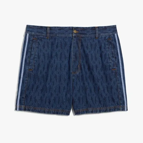 adidas x IVY PARK Unisex Monogram Denim Short H61702