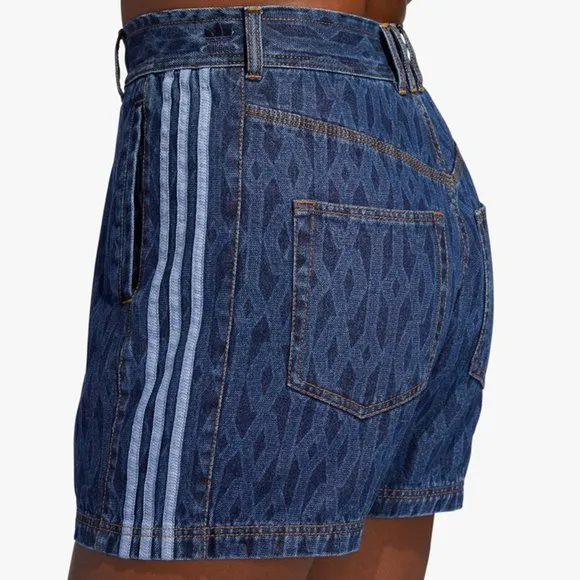 adidas x IVY PARK Unisex Monogram Denim Short H61702