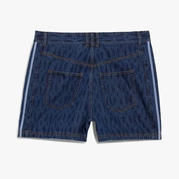 adidas x IVY PARK Unisex Monogram Denim Short H61702