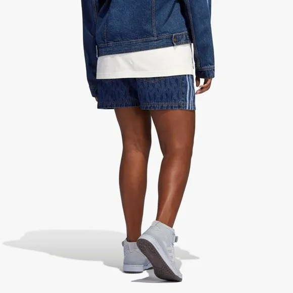 adidas x IVY PARK Unisex Monogram Denim Short H61702