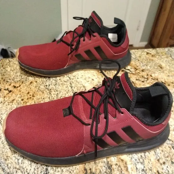 Adidas XLPR Sneakers Men's Size 10.5 Burgundy Gum EF2779 Athletic Sneakers