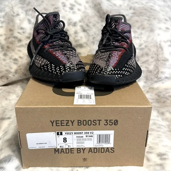 ✨ADIDAS YEEZY BOOST 350 V2 &quot;YECHEI&quot; MENS SZ 8 SNEAKERS! EXCELLENT CONDITION✨
