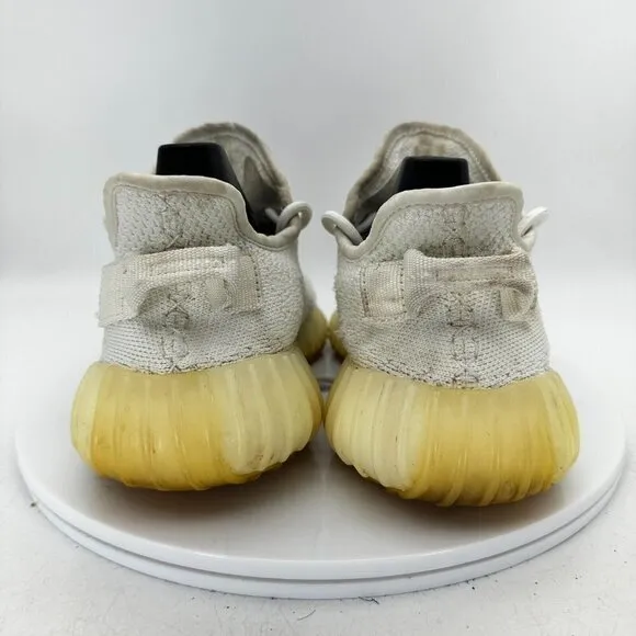 Adidas Yeezy Boost 350 V2 Low Men Size 6 CP9366 Cream Triple White Casual Shoes