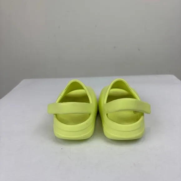 Adidas Yeezy Glow Green Clogs Slingback Sandals Kid's 7K