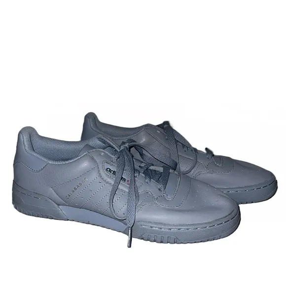 Adidas Yeezy Powerphase Calabasas Size 7 Grey Sneakers Tennis Shoes