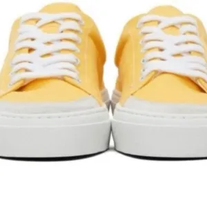 Adidas Yellow Sneakers Unisex with White Laces
