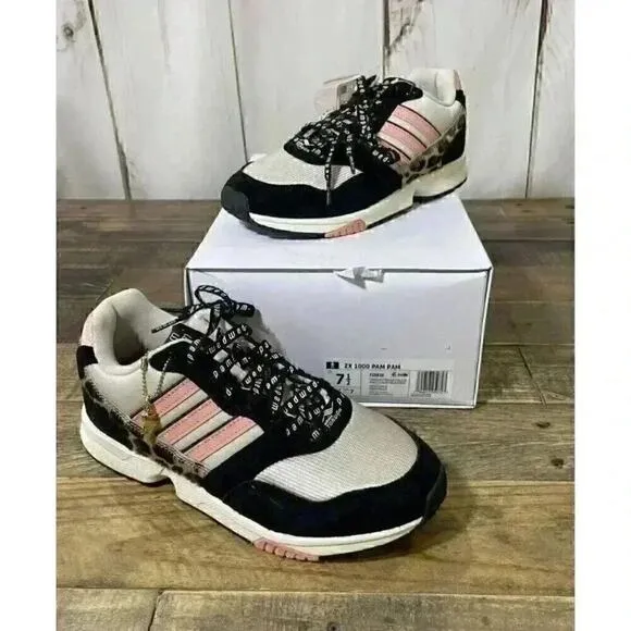Adidas ZX 1000 Pam Pam Leopard Trace Pink Core Black Sneaker UNISEX M 7.5 W 9.5