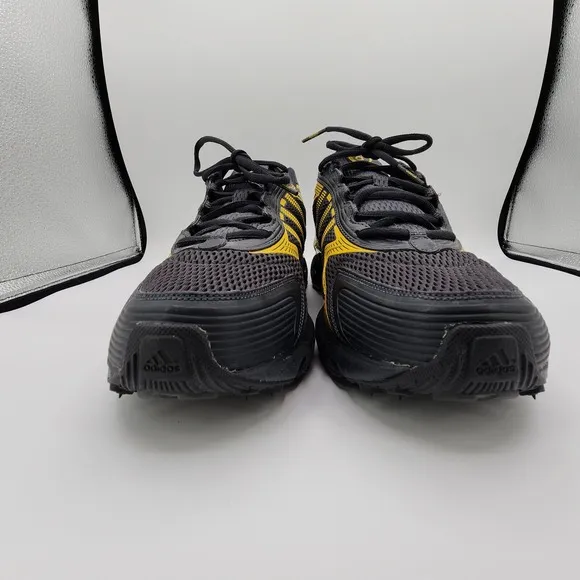 Adidas ZX 8000 PB Running Shoes Mens 12 Dark Gray Yellow Bounce Sole Sneakers