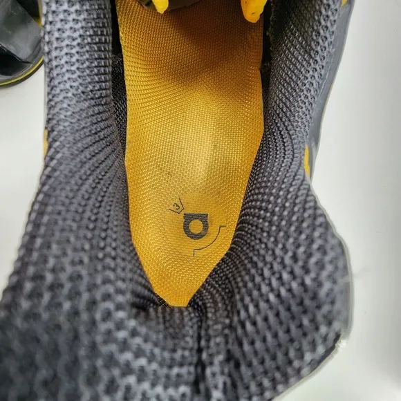Adidas ZX 8000 PB Running Shoes Mens 12 Dark Gray Yellow Bounce Sole Sneakers