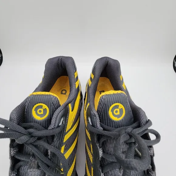 Adidas ZX 8000 PB Running Shoes Mens 12 Dark Gray Yellow Bounce Sole Sneakers