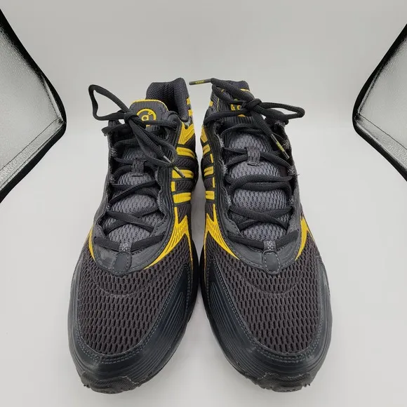 Adidas ZX 8000 PB Running Shoes Mens 12 Dark Gray Yellow Bounce Sole Sneakers