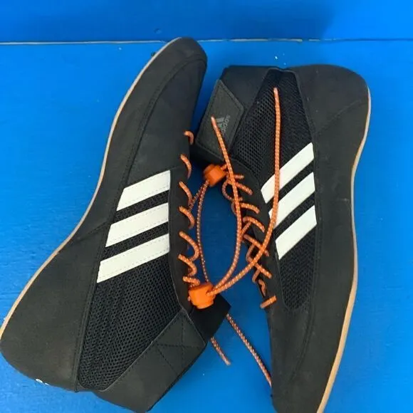 Adidas Men's HVC 2 AQ3325 Black White Running Shoes Sneakers Size 8