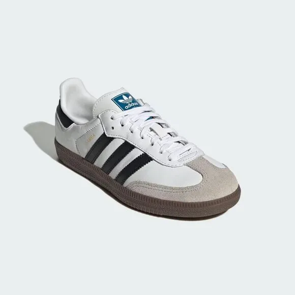 Adidas Samba OG IE3677 Sneaker Unisex Kids 2 White Black Lifestyle Shoes EEE3711
