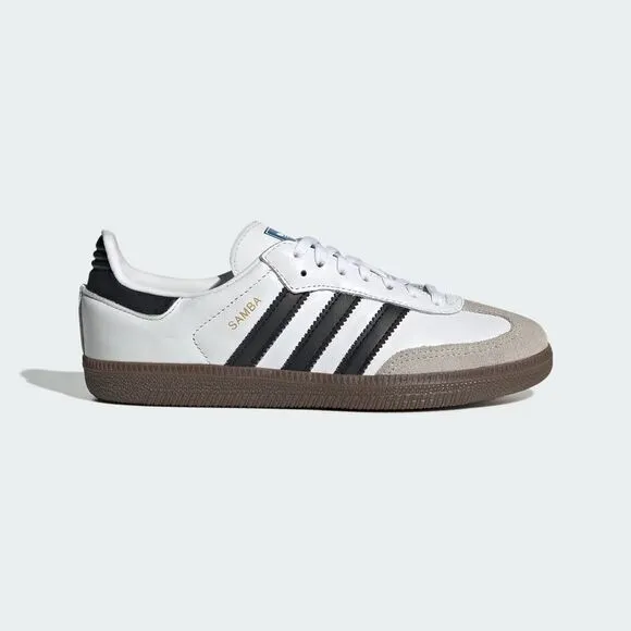 Adidas Samba OG IE3677 Sneaker Unisex Kids 2 White Black Lifestyle Shoes EEE3711