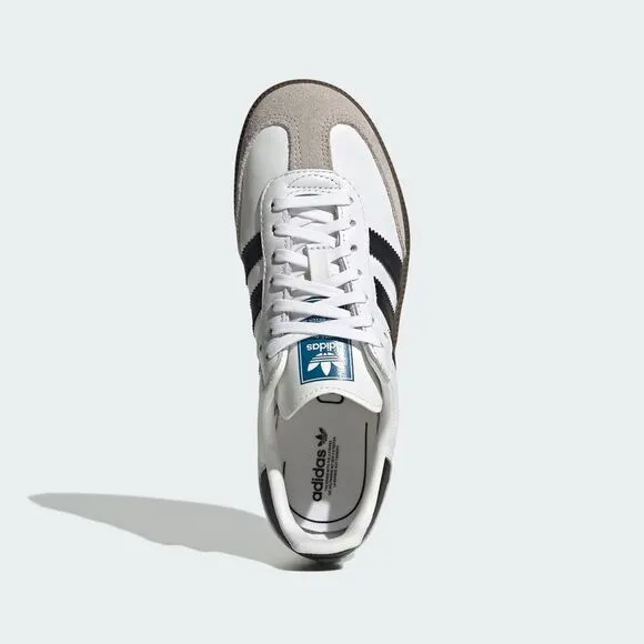 Adidas Samba OG IE3677 Sneaker Unisex Kids 2 White Black Lifestyle Shoes EEE3711