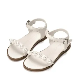 Age of Innocence Sandals Fleur White Pearl Sandals size 25