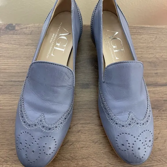 AGL Women's Blue Loafers