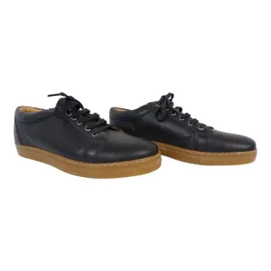 Ahimsa Black Vegan Leather Sneakers Men Sz 9 Women Sz 12 New/Near New  #897