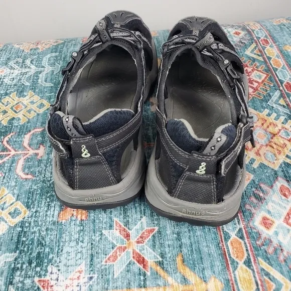 Ahnu Black Gray Sandal Men Shoe