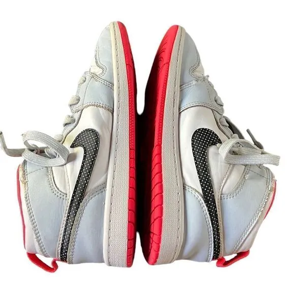 Air Jordan 1 Mid GS 'Half Blue' Youth Sneakers unisex size 12C