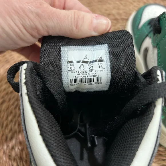 Air Jordan 10C Toddler Boy Mid SE TD 'Pine Green'