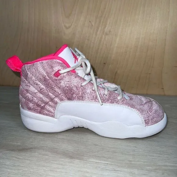 Air Jordan 12 Retro PS 'Arctic Pink' Pink/White 510816-101 Youth 3