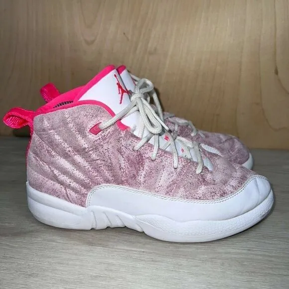 Air Jordan 12 Retro PS 'Arctic Pink' Pink/White 510816-101 Youth 3