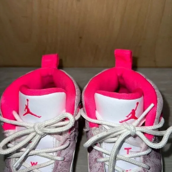 Air Jordan 12 Retro PS 'Arctic Pink' Pink/White 510816-101 Youth 3