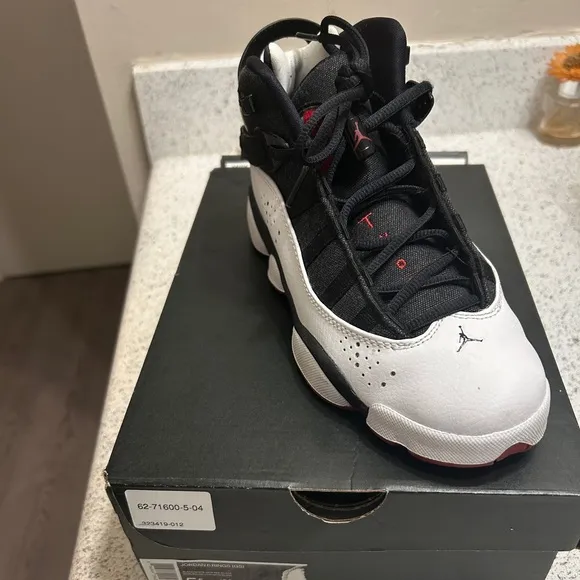 Air Jordan Black and White Sneakers