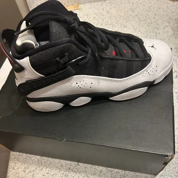 Air Jordan Black and White Sneakers