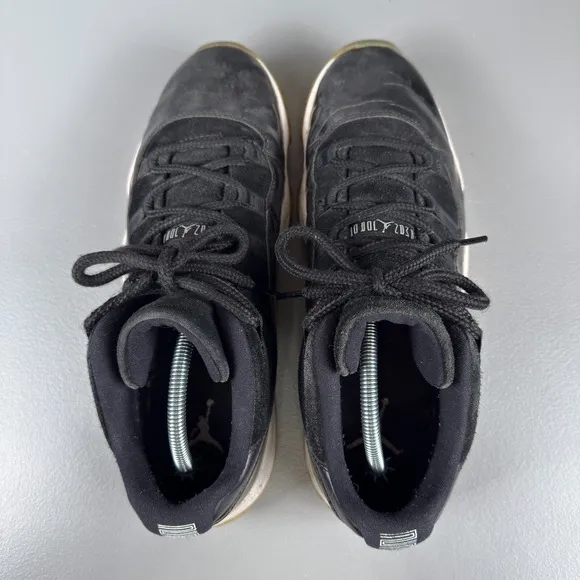 Air Jordan Shoes Mens 12 Black Jordan 11 XI Retro Low Barons Basketball Athletic