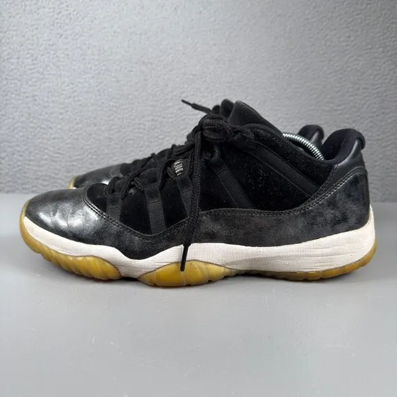 Air Jordan Shoes Mens 12 Black Jordan 11 XI Retro Low Barons Basketball Athletic