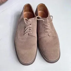 Alan Payne Buck Suede Lace Up Oxfords Dress Shoes Mens 10 Lace Up Brazil Made