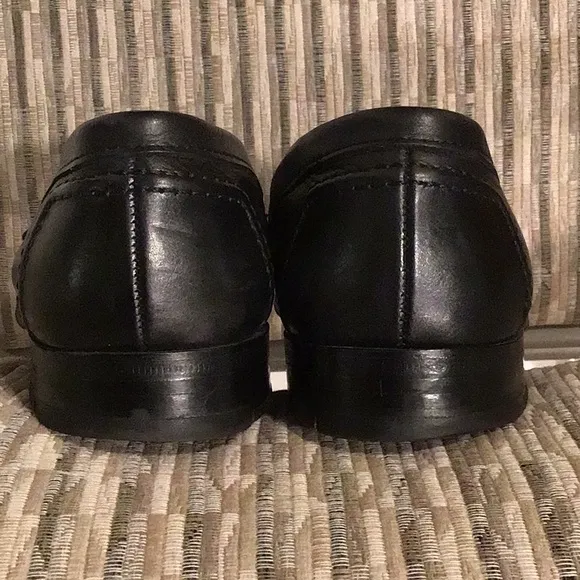 Alden Men's Black Leather Loafers9695F size 7/D  used conditions calfskin