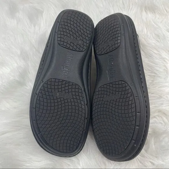 Alegria Oz Choco Patent Leather Slip-On Shoes