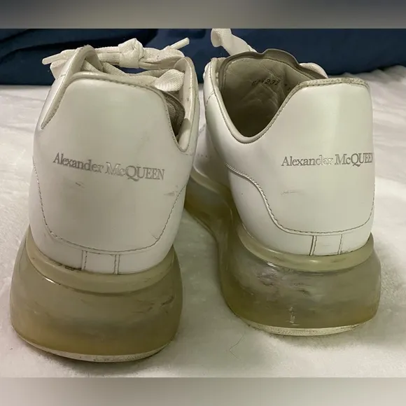 Alexander McQueen Oversized Men’s White Sneakers Size 41 (8)
