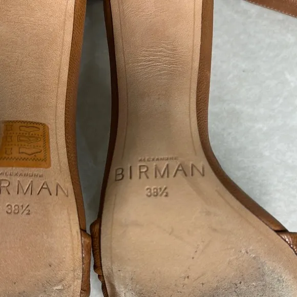 Alexandre Birman Brown Leather Sandals