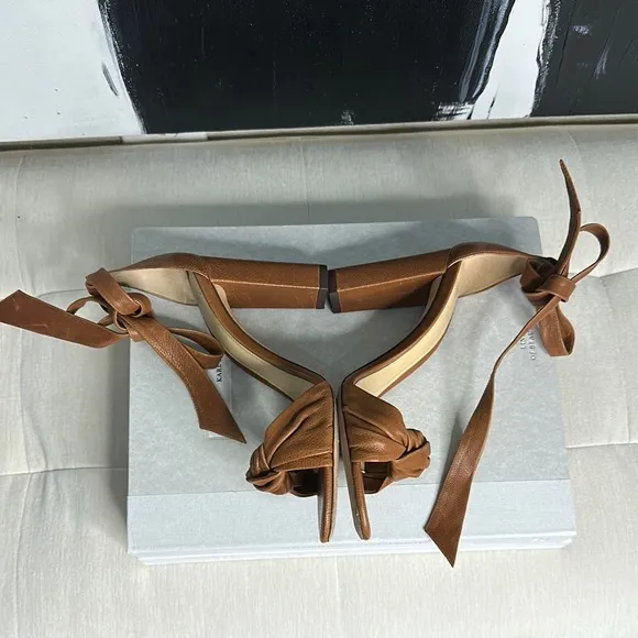 Alexandre Birman Brown Leather Sandals