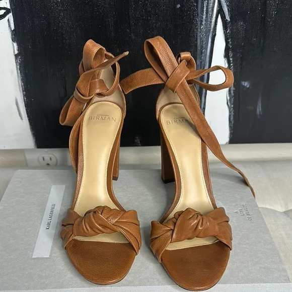 Alexandre Birman Brown Leather Sandals