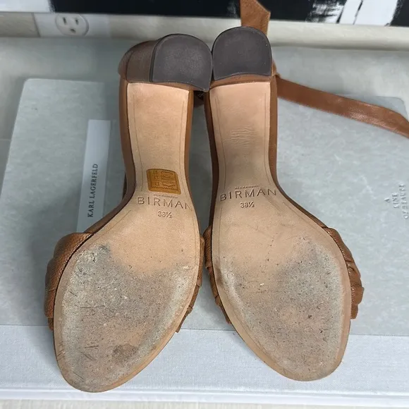 Alexandre Birman Brown Leather Sandals
