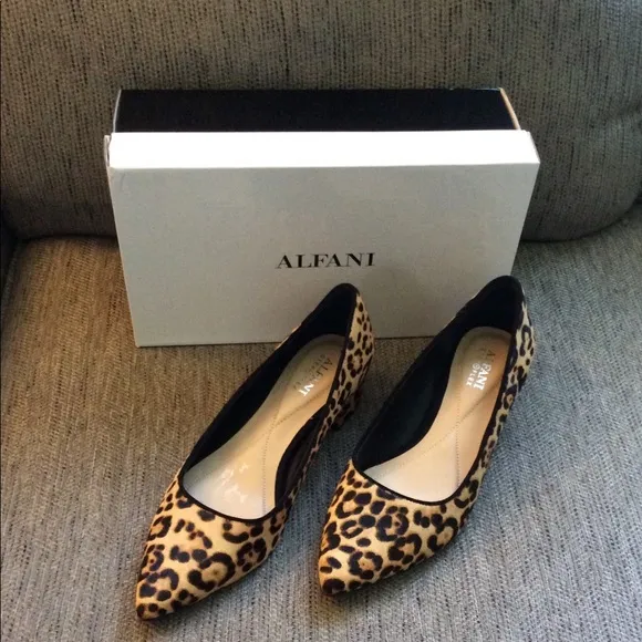 Alfani Leopard Print Shoes Size 7 NIB
