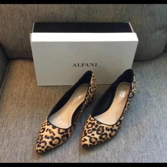 Alfani Leopard Print Shoes Size 7 NIB