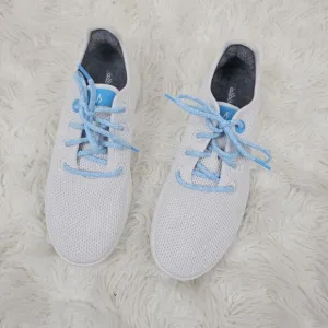 All Birds Tree Runners White Aqua Teal Mesh Men's Size 11 NWOB Athletic Sneaker