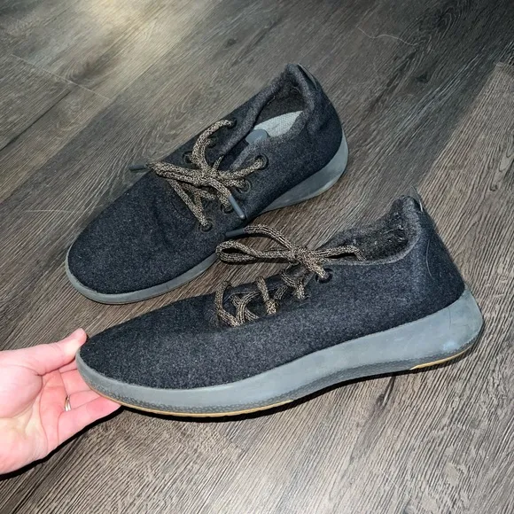 Allbirds Black Wool Shoes Size 10