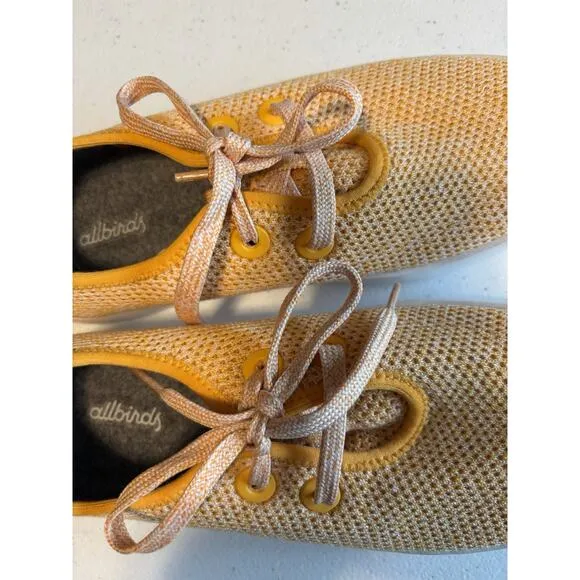 Allbirds Sneakers Womens 8 Yellow Trainers