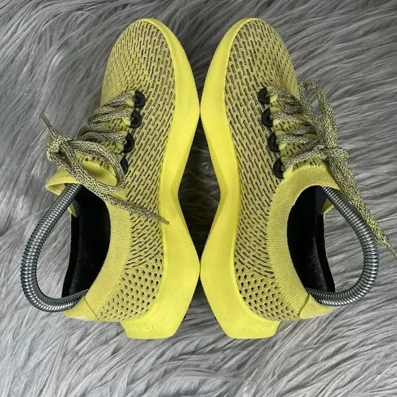 Allbirds Tree Dasher Womens Size 7 Shoes Buoyant Yellow Running Sneakers