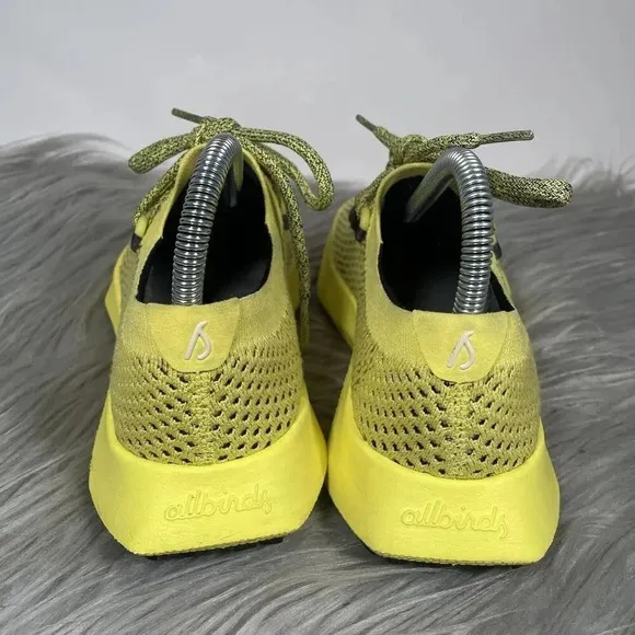 Allbirds Tree Dasher Womens Size 7 Shoes Buoyant Yellow Running Sneakers