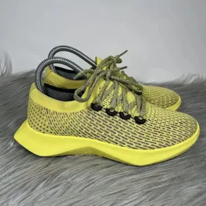 Allbirds Tree Dasher Womens Size 7 Shoes Buoyant Yellow Running Sneakers